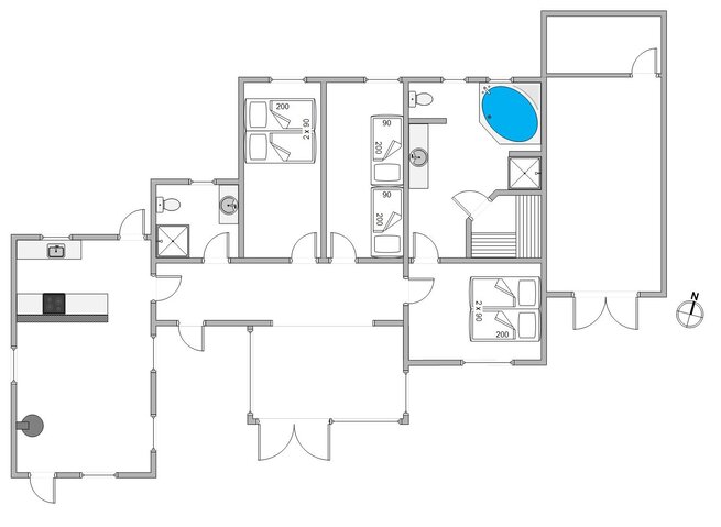 Sommerhus B2313 på Julianevej 190, Bjerregård - Billede #13