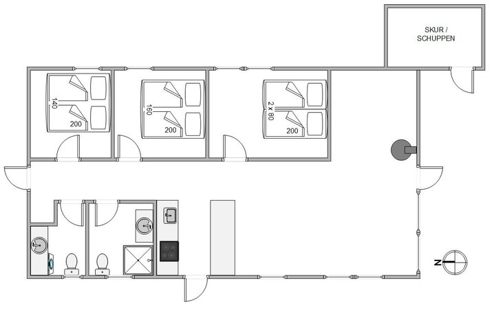 Ferienhaus B2314 in Bjerregårdsvej 110, Bjerregård - Bild #13