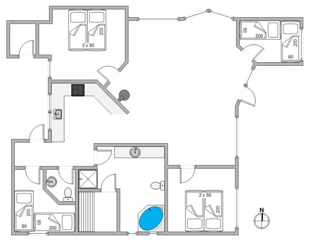 Sommerhus B2319 på Rauhesvej 59, Bjerregård - Billede #13