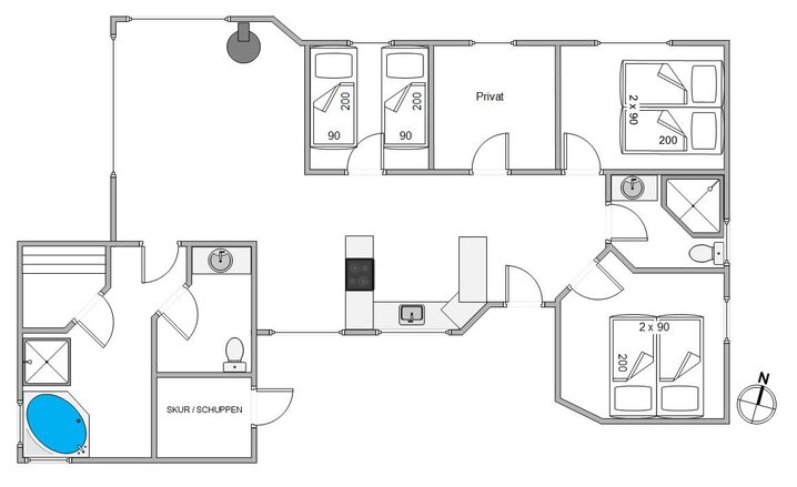 Ferienhaus B2320 in Bjerregårdsvej 340, Bjerregård - Bild #13