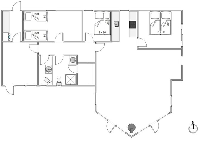 Ferienhaus B2324 in Bjerregårdsvej 75, Bjerregård - Bild #13