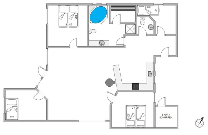 Sommerhus B2327 på Drewsensvej 5, Bjerregård - Billede #13