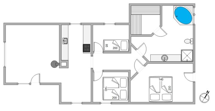 Ferienhaus B2341 in Dortheasvej 31, Bjerregård - Bild #13