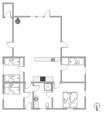 Ferienhaus B2344 in Bjerregårdsvej 404, Bjerregård - Bild #13