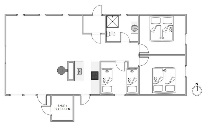 Ferienhaus B2349 in Bjerregårdsvej 159, Bjerregård - Bild #13