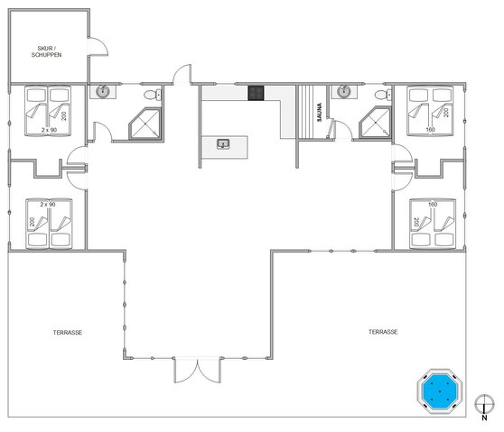 Ferienhaus B2364 in Bjerregårdsvej 328B, Bjerregård - Bild #13