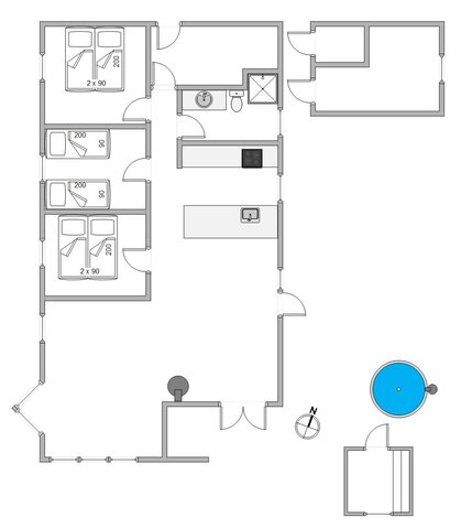 Ferienhaus B2374 in Rauhesvej 28, Bjerregård - Bild #13