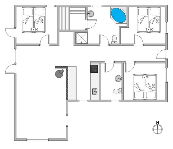 Ferienhaus B2409 in Nygårdsvej 37, Bjerregård - Bild #13