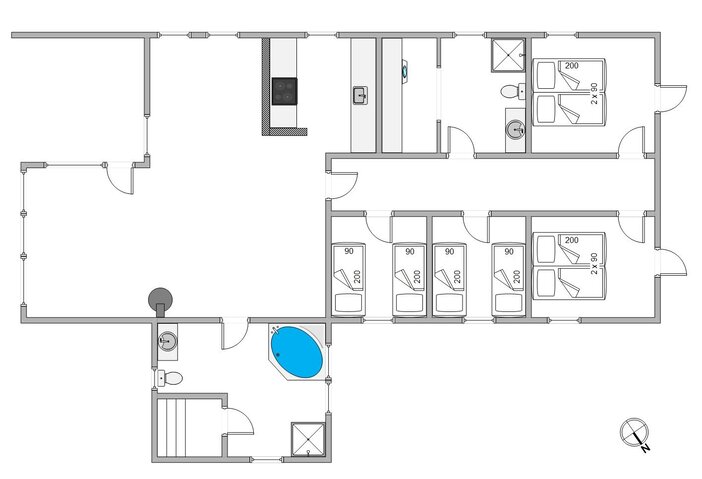 Sommerhus B2412 på Midtvej 14, Bjerregård - Billede #13