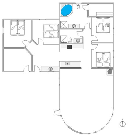 Ferienhaus B2416 in Bjerregårdsvej 329, Bjerregård - Bild #13