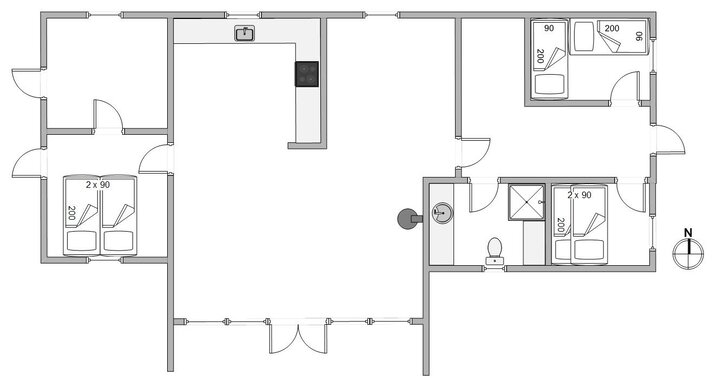 Ferienhaus B2417 in Bjerregårdsvej 438, Bjerregård - Bild #13