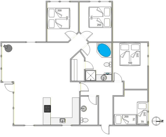 Ferienhaus B2418 in Blåbærheden 30, Bjerregård - Bild #13