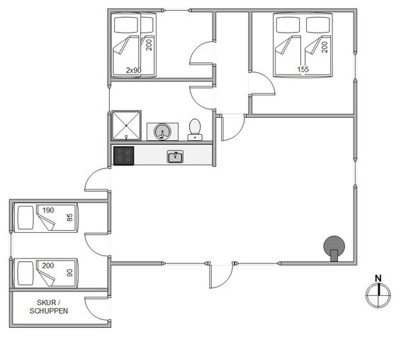 Ferienhaus B2434 in Bjerregårdsvej 3B, Bjerregård - Bild #13