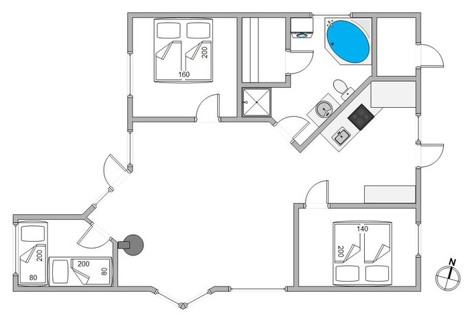 Sommerhus B2435 på Rauhesvej 7, Bjerregård - Billede #13