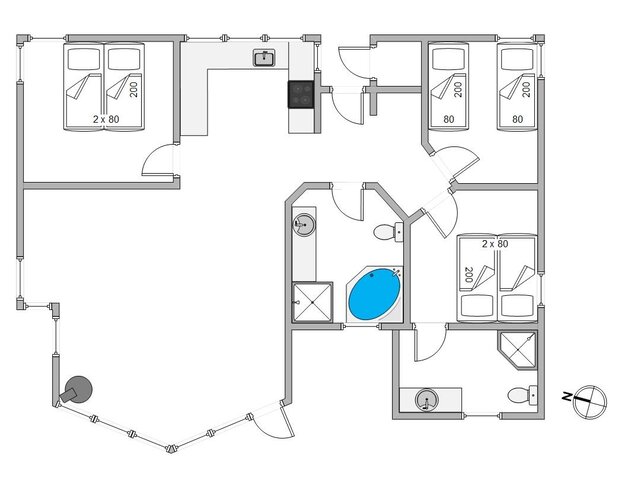 Sommerhus B2446 på Bjerregårdsvej 304, Bjerregård - Billede #13