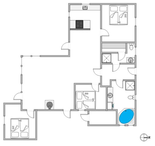 Ferienhaus B2451 in Bjerregårdsvej 418, Bjerregård - Bild #13