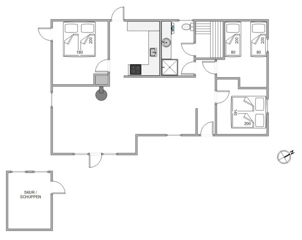 Ferienhaus B2453 in Bilbergsvej 75, Bjerregård - Bild #13