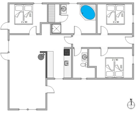 Sommerhus B2478 på Nygårdsvej 39, Bjerregård - Billede #13