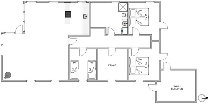 Sommerhus B2481 på Humlegårdsvej 32, Bjerregård - Billede #13