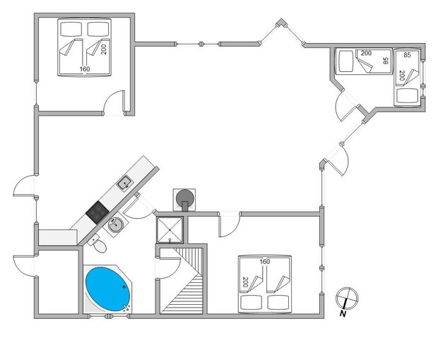 Sommerhus B2482 på Julianevej 65, Bjerregård - Billede #13