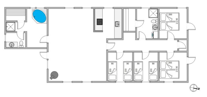 Ferienhaus B2484 in Julianevej 3, Bjerregård - Bild #13