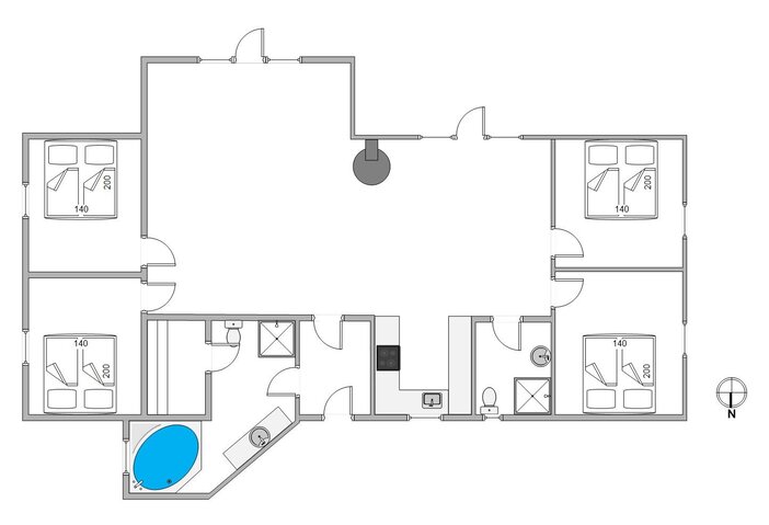 Ferienhaus B2491 in Riskrogen 14, Bjerregård - Bild #13