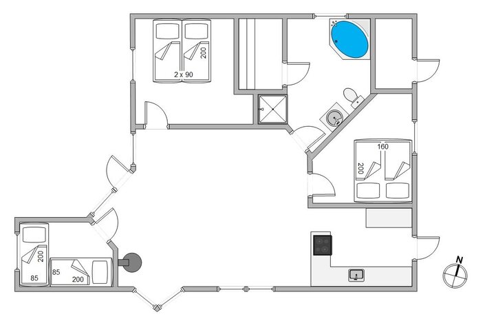 Ferienhaus B2492 in Bjerregårdsvej 264, Bjerregård - Bild #13