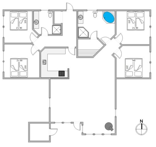 Ferienhaus B2513 in Dortheasvej 57, Bjerregård - Bild #13