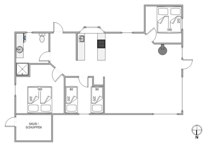 Ferienhaus B2519 in Bjerregårdsvej 308, Bjerregård - Bild #13