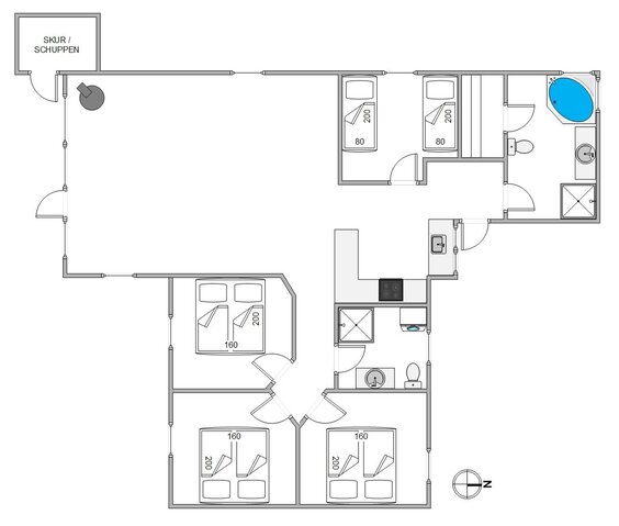 Ferienhaus B2520 in Bjerregårdsvej 51, Bjerregård - Bild #13