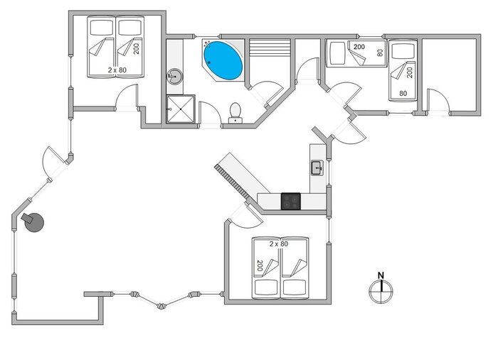 Ferienhaus B2522 in Bjerregårdsvej 272, Bjerregård - Bild #13