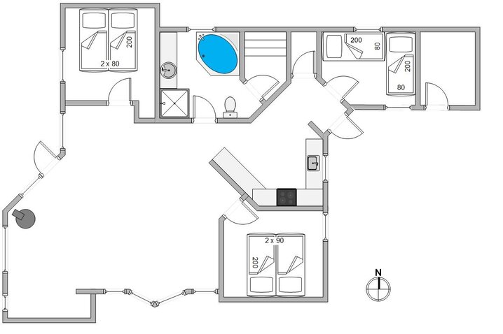Ferienhaus B2522 in Bjerregårdsvej 272, Bjerregård - Bild #13