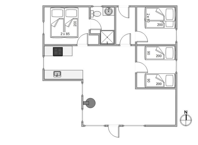 Ferienhaus B2523 in Julianevej 22 A, Bjerregård - Bild #13