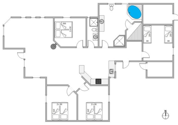 Sommerhus B2538 på Bjerregårdsvej 357, Bjerregård - Billede #5