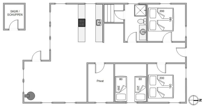 Ferienhaus B2544 in Dortheasvej 40, Bjerregård - Bild #13