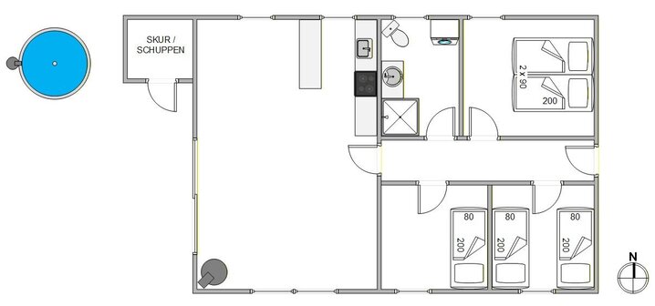 Ferienhaus B2547 in Sigfred Jensens Vej 7, Bjerregård - Bild #13