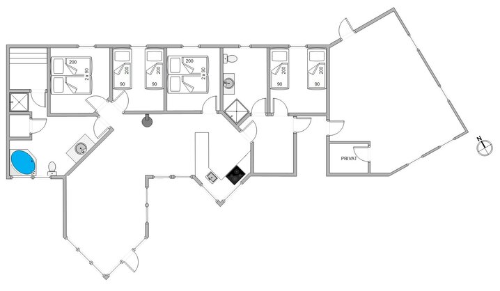 Ferienhaus B2573 in Humlegårdsvej 4D, Bjerregård - Bild #13