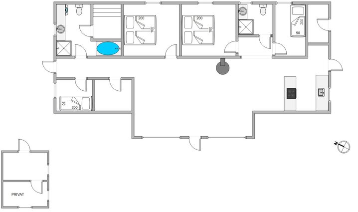 Sommerhus B2602 på Julianevej 80, Bjerregård - Billede #13