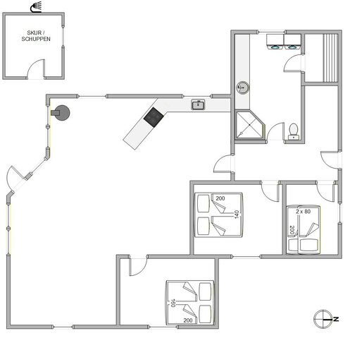 Sommerhus B2603 på Rauhesvej 22, Bjerregård - Billede #5