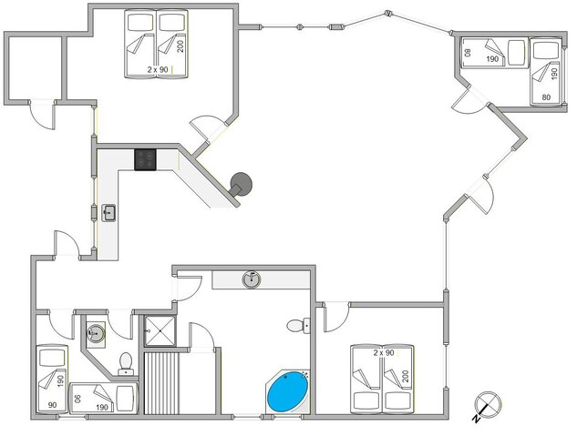 Ferienhaus B2607 in Rauhesvej 55, Bjerregård - Bild #13