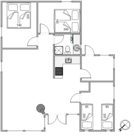 Ferienhaus B2636 in Bjerregårdsvej 27, Bjerregård - Bild #5