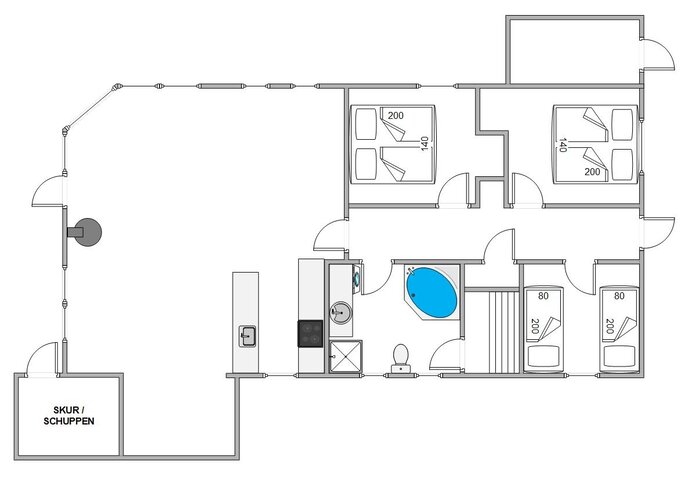 Sommerhus B2639 på Bjerregårdsvej 204, Bjerregård - Billede #13