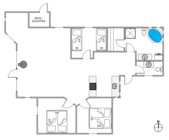 Sommerhus B2644 på Bjerregårdsvej 290, Bjerregård - Billede #12