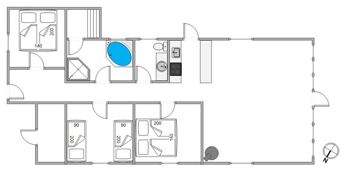 Ferienhaus B2654 in Julianevej 36, Bjerregård - Bild #13