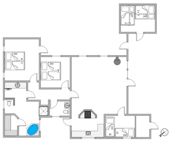 Ferienhaus B2661 in Bjerregårdsvej 322, Bjerregård - Bild #13