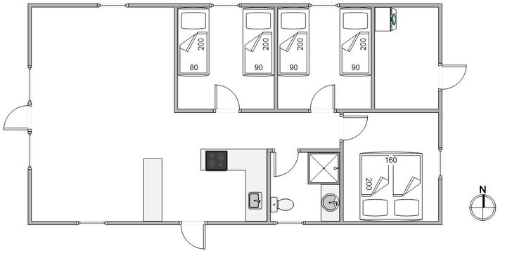 Sommerhus B2662 på Plantagen 7, Bjerregård - Billede #5