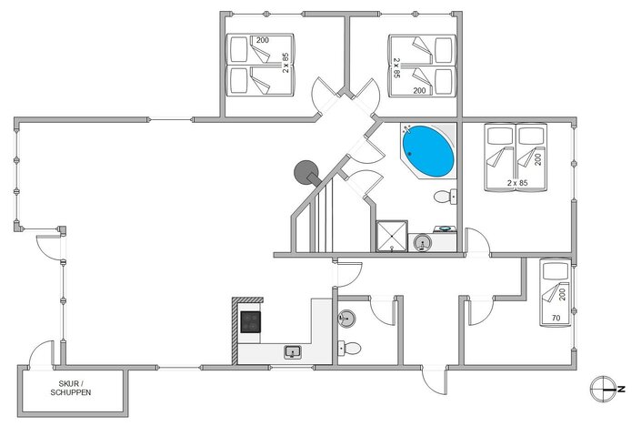 Sommerhus B2665 på Julianevej 11, Bjerregård - Billede #13