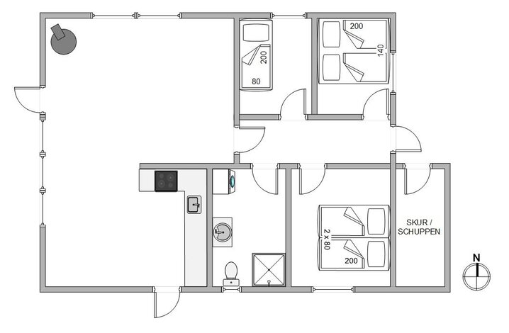 Ferienhaus B2680 in Bjerregårdsvej 291, Bjerregård - Bild #13