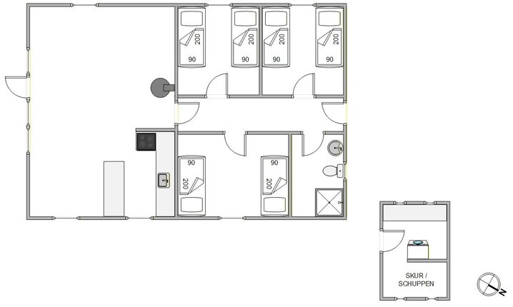 Ferienhaus B2700 in Nygårdsvej 36, Bjerregård - Bild #6