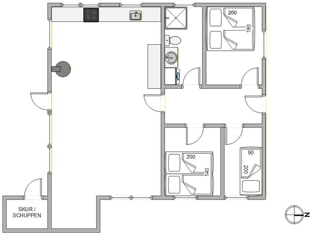 Ferienhaus B2713 in Bjerregårdsvej 90, Bjerregård - Bild #13